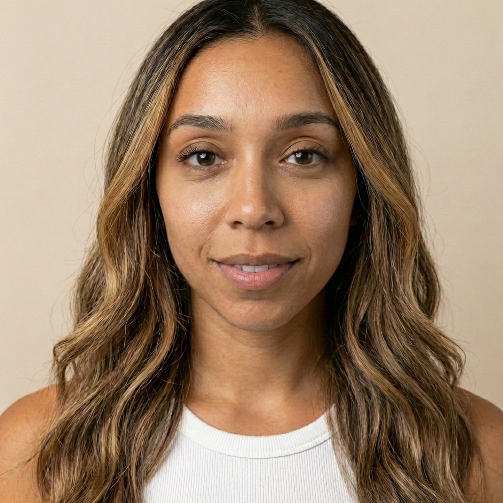 Bee, 32, undefined, after 10 weeks with DermLens AI personalised skincare routine — uneven tone & pigmentation improvement