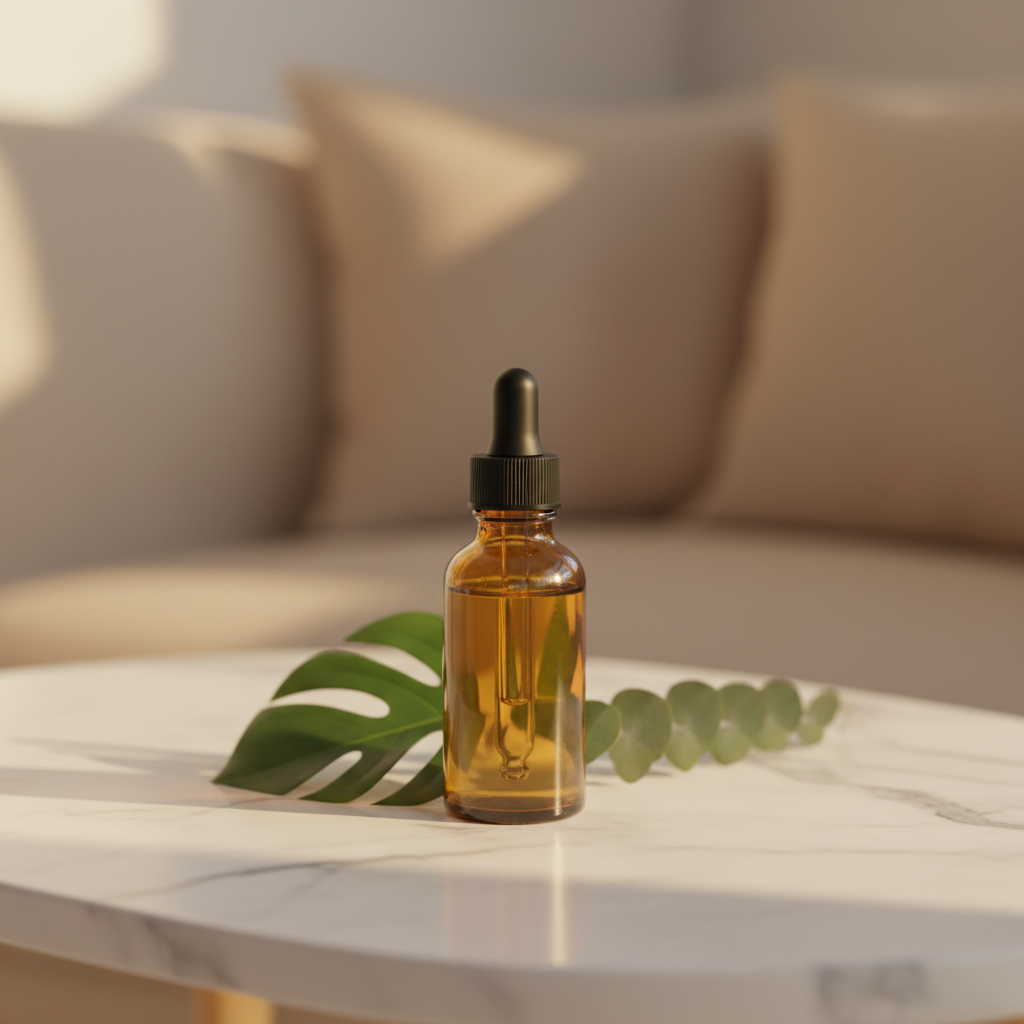 Retinol serum bottle on marble surface — beginner's guide to retinol